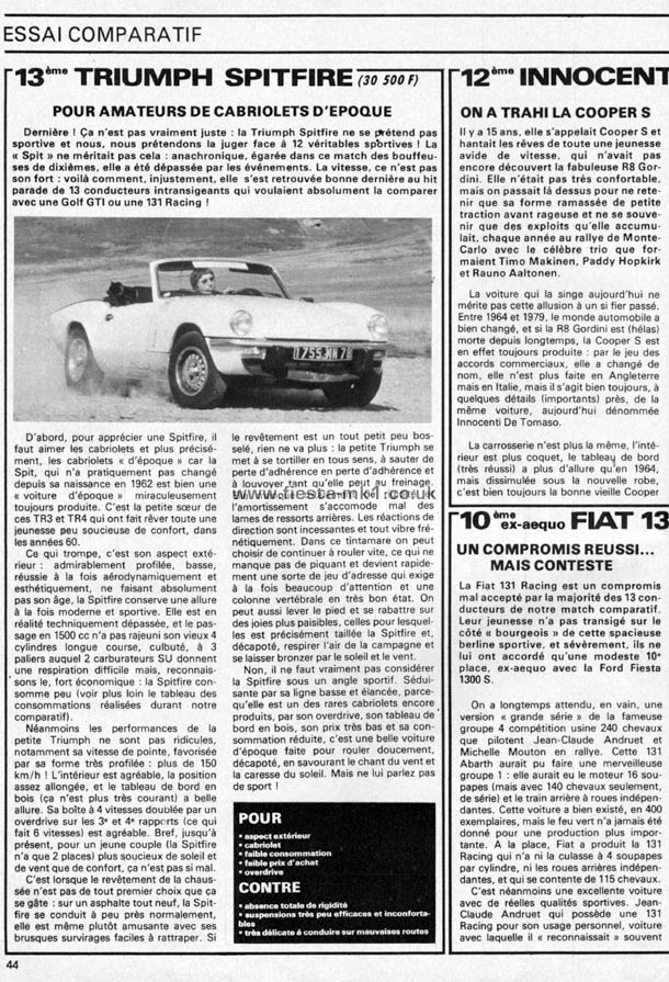 Echappement - Group Test: Fiesta 1300S (Sport) - Page 3
