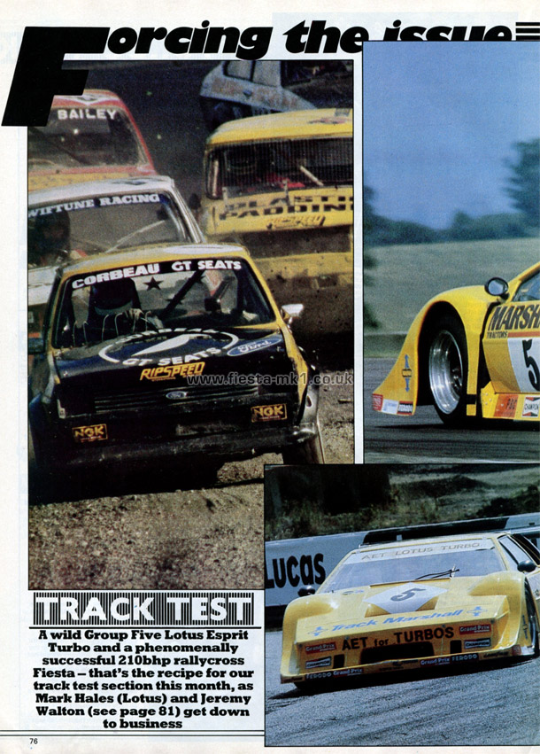 Cars and Car Conversions - Feature: Keith Ripp Rallycross Fiesta - Page 1