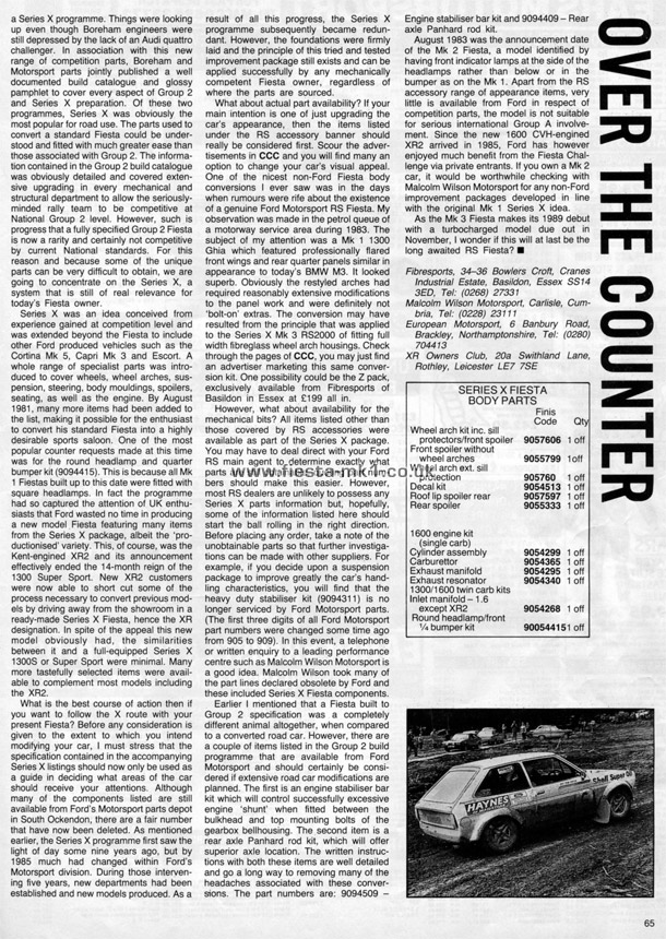 Cars and Car Conversions - Technical: Fiesta Series-X - Page 2