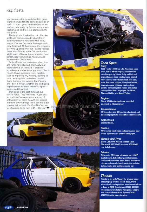 Classic Ford - Feature: RWD Fiesta XR4i - Page 5