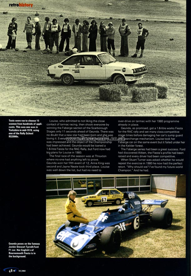 Classic Ford - Graham Robson: Female Fiesta Rally Drivers - Page 4