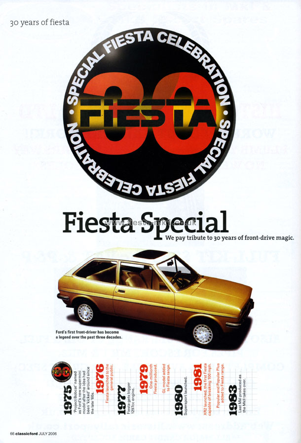 Classic Ford - Special: 30 Years of Fiesta - Page 1