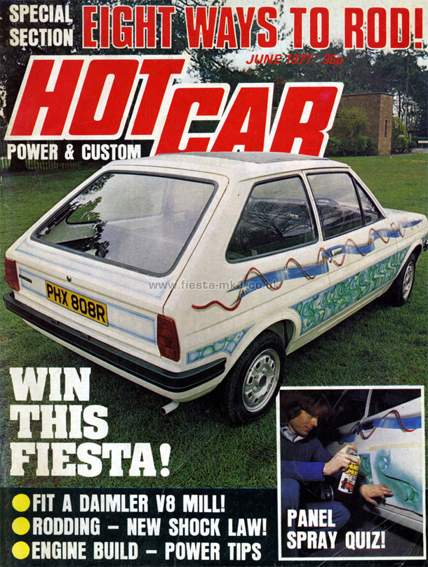 Hot Car - Feature: Win This Fiesta - Front Cover