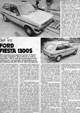 Motor - Road Test: Fiesta 1300S (Sport) - Page 1