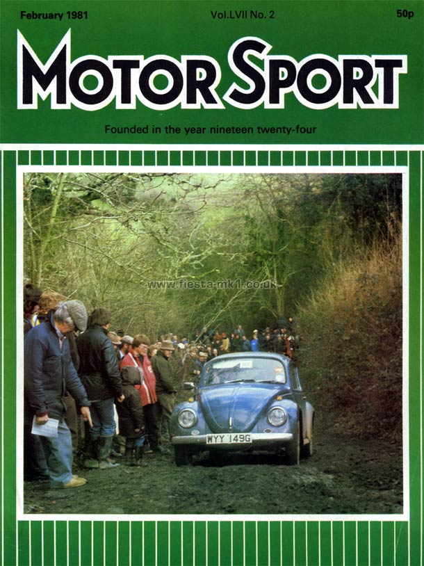 Motor Sport - Road Test: Fiesta Ghia - Front Cover