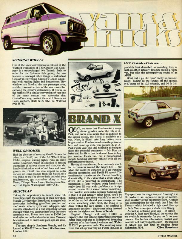 Street Machine - News: Fiesta Series-X Van - Page 1