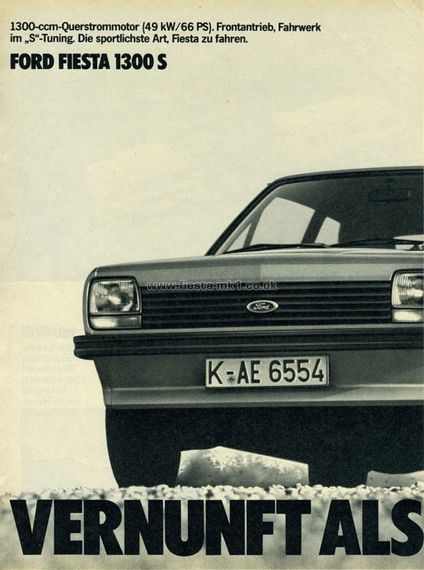 Fiesta MK1: 1300S (Sport)