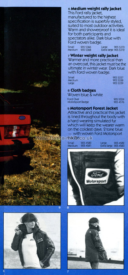 Fiesta MK1: Series-X Clothing - Page 3