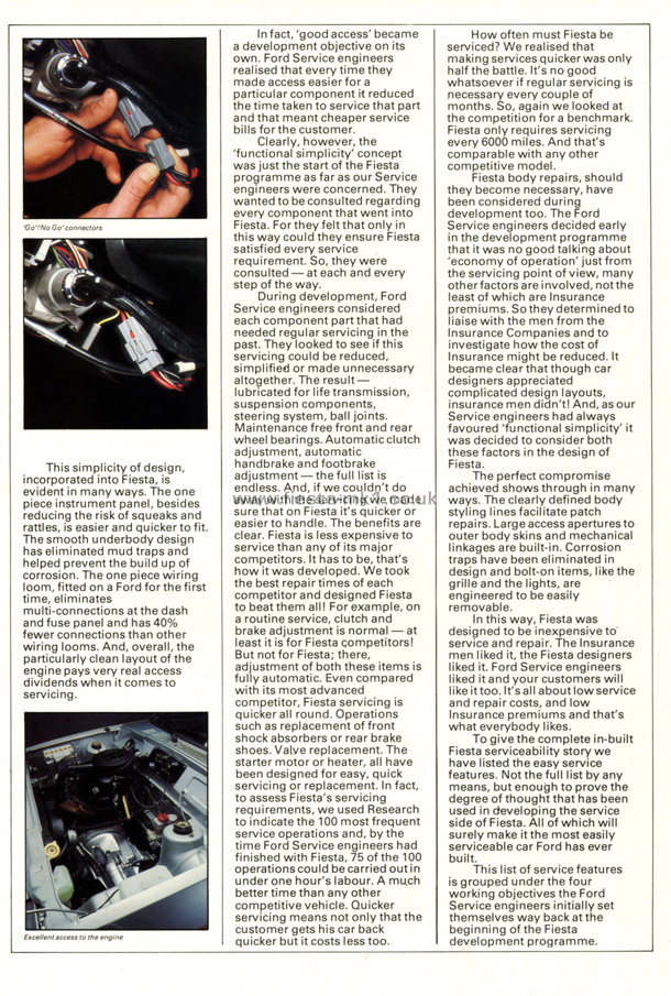 Fiesta MK1: Dealer Introduction Guide - Page 25