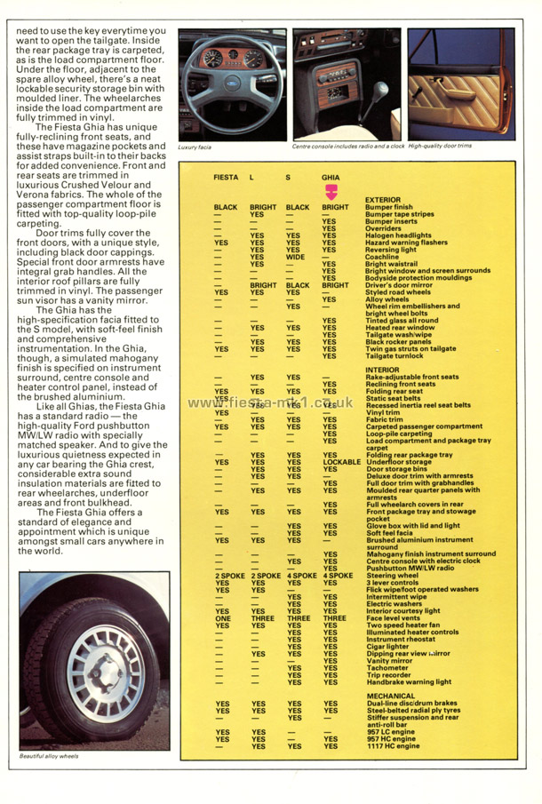 Fiesta MK1: Dealer Introduction Guide - Page 45