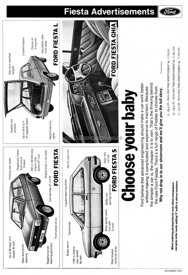 Fiesta MK1: Showroom Material - Page 14