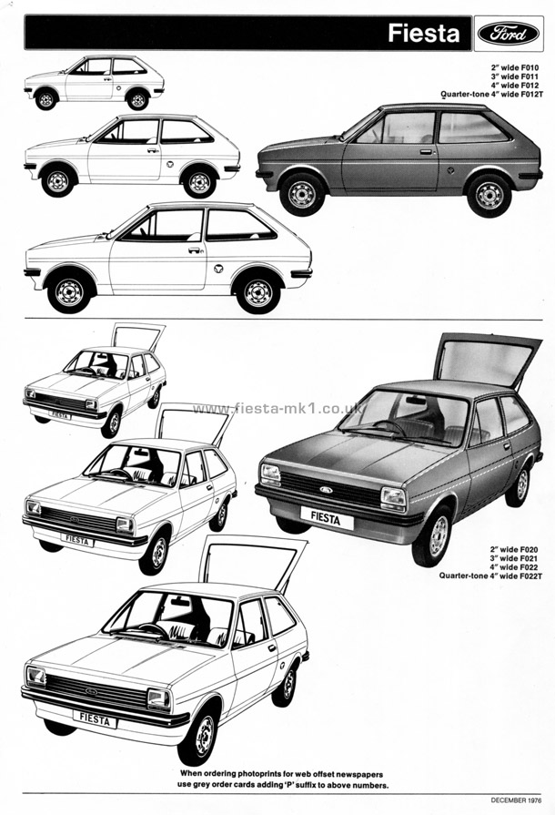 Fiesta MK1: Showroom Material - Page 2