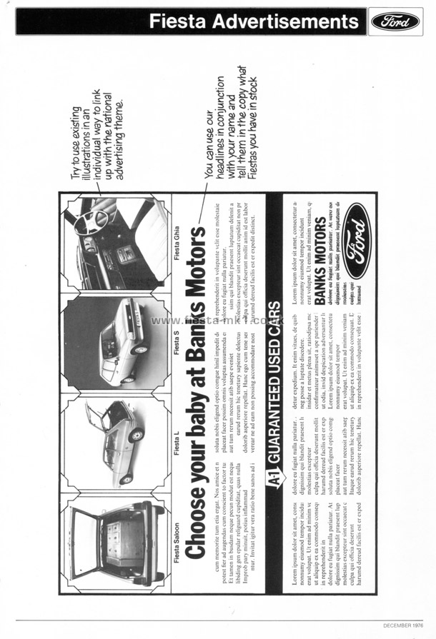 Fiesta MK1: Showroom Material - Page 22