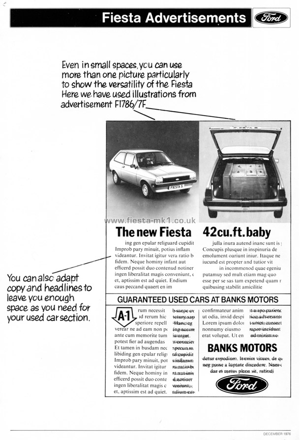 Fiesta MK1: Showroom Material - Page 24