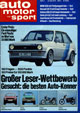 Auto Motor und Sport - Feature: Fiesta Super - Front Cover