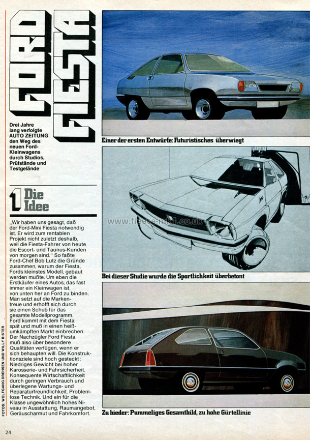 Auto Zeitung - New Car: Fiesta Design - Page 1
