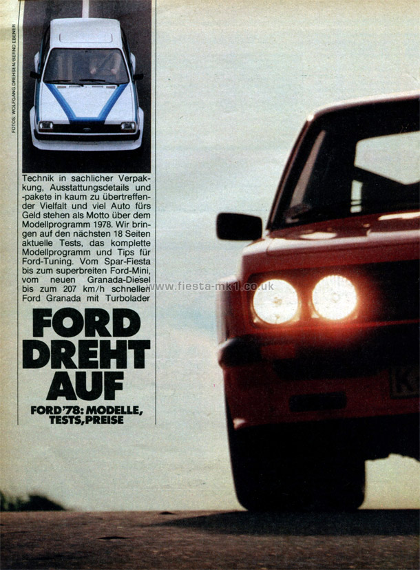 Auto Zeitung - Road Test: Gerstmann Fiesta - Page 1