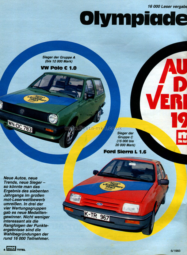 MOT Die Auto-Zeitschrift - Group Test: Fiesta 1.0 - Page 1