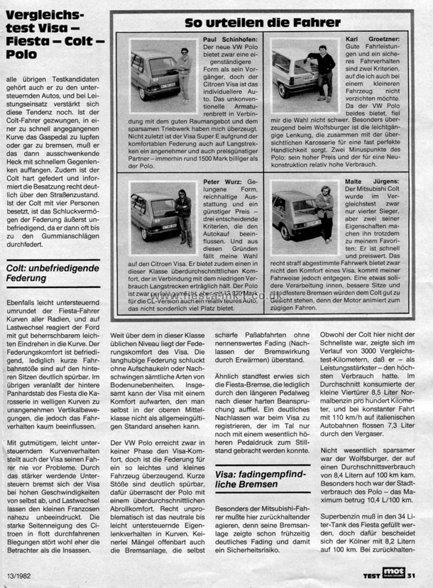 MOT Die Auto-Zeitschrift - Group Test: Fiesta 1.1 L - Page 8