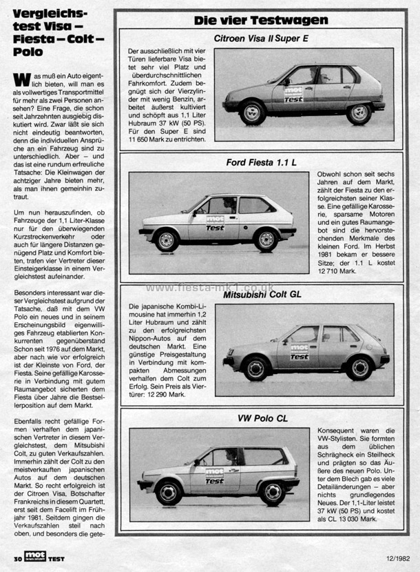 MOT Die Auto-Zeitschrift - Group Test: Fiesta L - Page 3