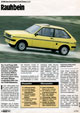 MOT Die Auto-Zeitschrift - Road Test: Fiesta 1300S - Page 1