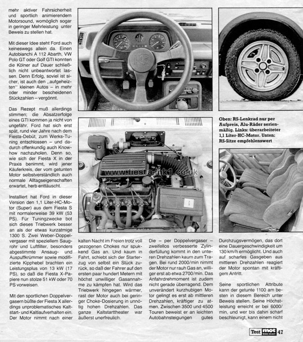 MOT Die Auto-Zeitschrift - Road Test: Fiesta X - Page 2