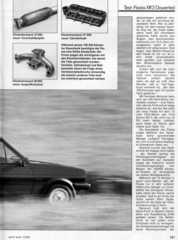 Sport Auto - Road Test: Fiesta XR2 - Page 7