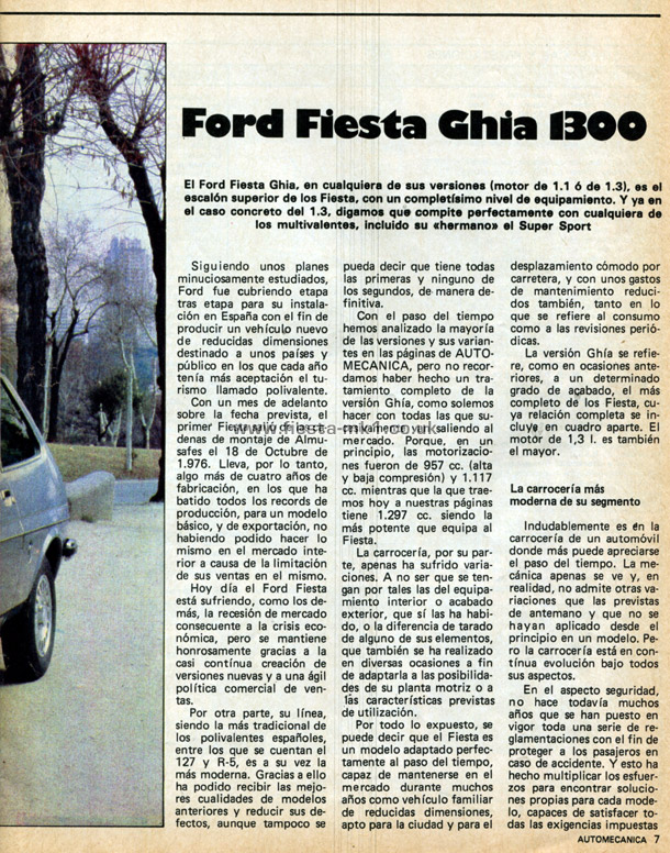 Auto Mecnica - Road Test: Fiesta Ghia - Page 2