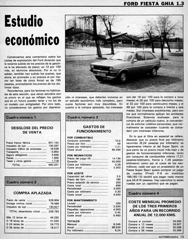 Auto Mecnica - Road Test: Fiesta Ghia - Page 8