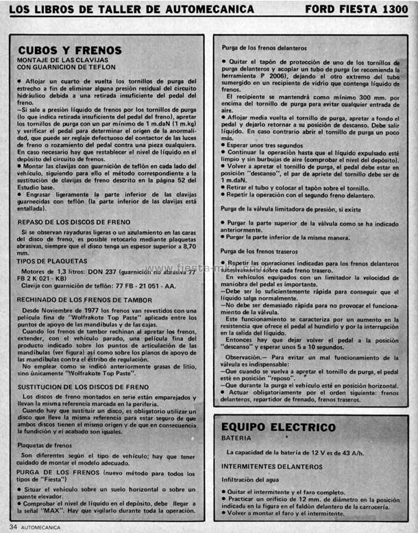 Auto Mecnica - Technical: Ford Fiesta 1300 - Page 12
