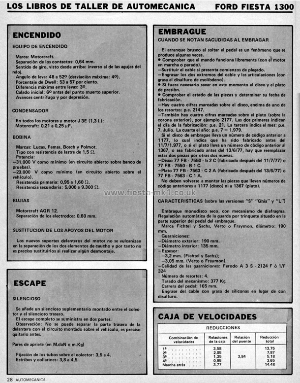 Auto Mecnica - Technical: Ford Fiesta 1300 - Page 7