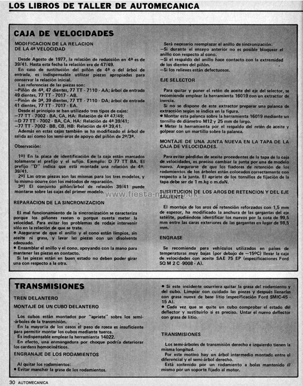 Auto Mecnica - Technical: Ford Fiesta 1300 - Page 8