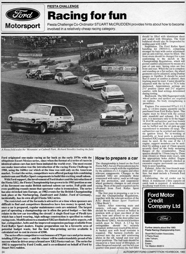 Autosport - Feature: Fiesta Challenge - Page 1