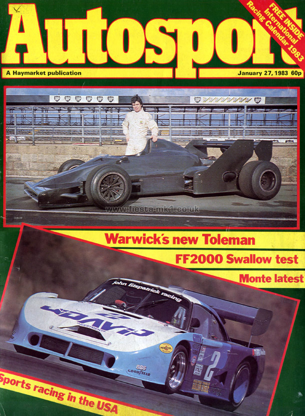 Autosport - News: Fiesta Challenge - Front Cover