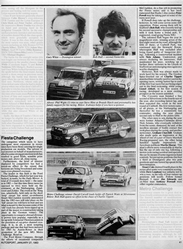 Autosport - News: Fiesta Challenge - Page 1