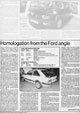 Autosport - News: Fiesta Homologation - Page 1