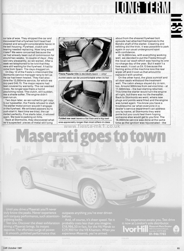 Car - Road Test: Fiesta GL - Page 4