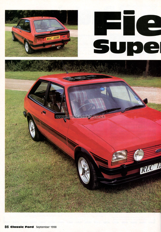 Classic Ford - Buyers Guide: Fiesta Supersport - Page 1