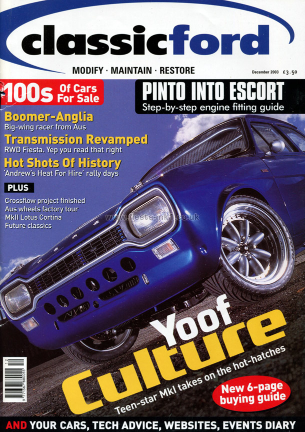Classic Ford - Feature: Fiesta Panique RWD - Front Cover