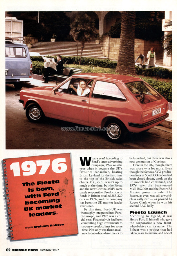 Classic Ford - Graham Robson: Fiesta 1976 - Page 1