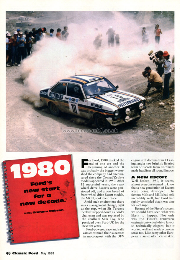 Classic Ford - Graham Robson: Fiesta 1980 - Page 1