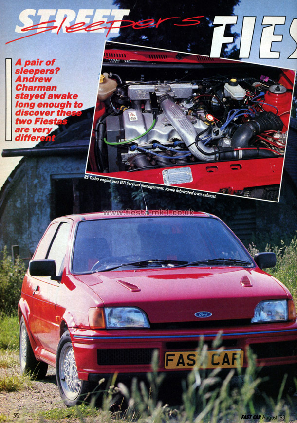 Fast Car - Feature: Dave Edmunds Fiesta XR2 - Page 1