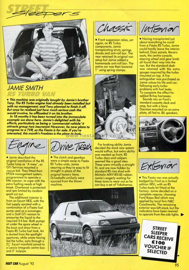 Fast Car - Feature: Dave Edmunds Fiesta XR2 - Page 3