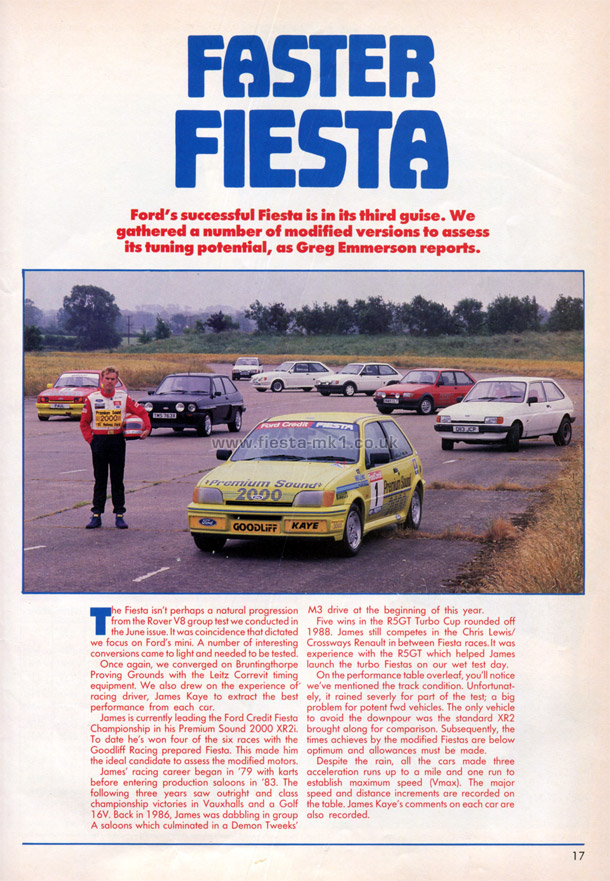 Fast Car - Group Test: Fiesta Turbo - Page 1