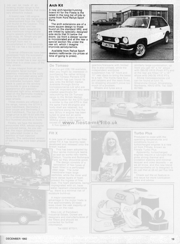 Hot Car - News: Fiesta Series-X Arch Kit - Page 1
