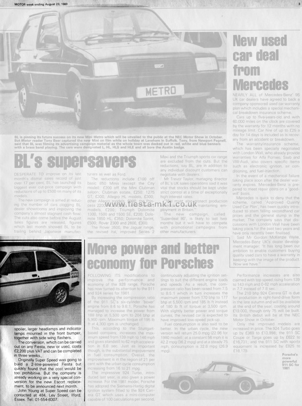 Motor - News: Super Speed Fiesta 1800 - Page 2