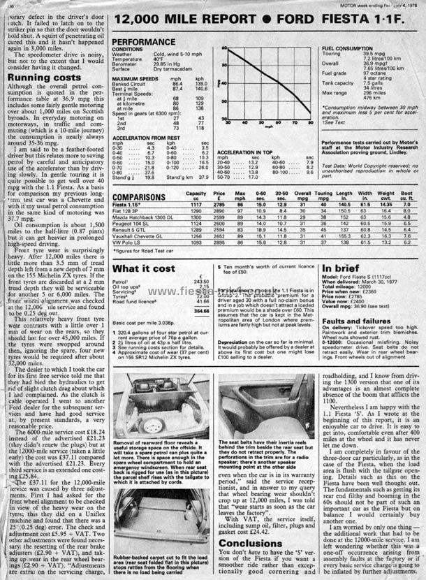Motor - Road Test: Fiesta 1100S (Sport) - Page 3