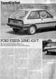 Motor - Road Test: Fiesta XR2 Lumo 105T