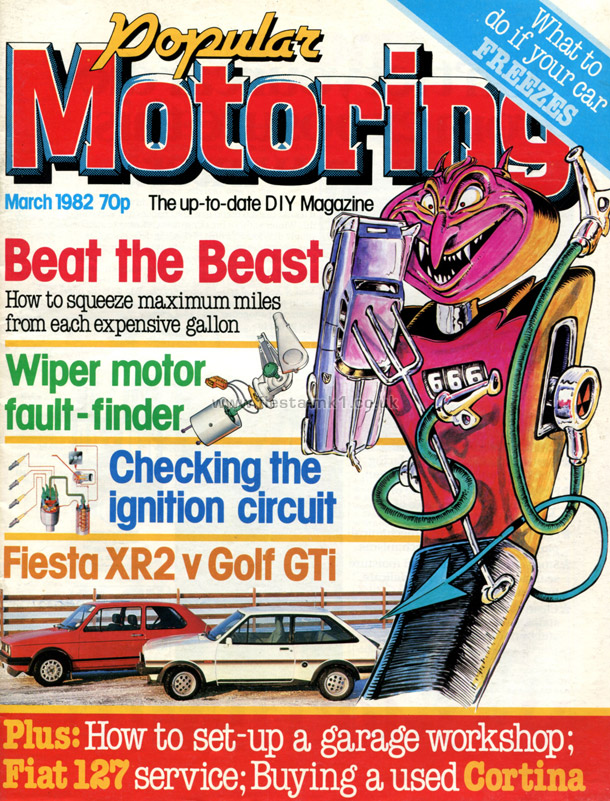 Popular Motoring - Group Test: Fiesta XR2 - Front Cover