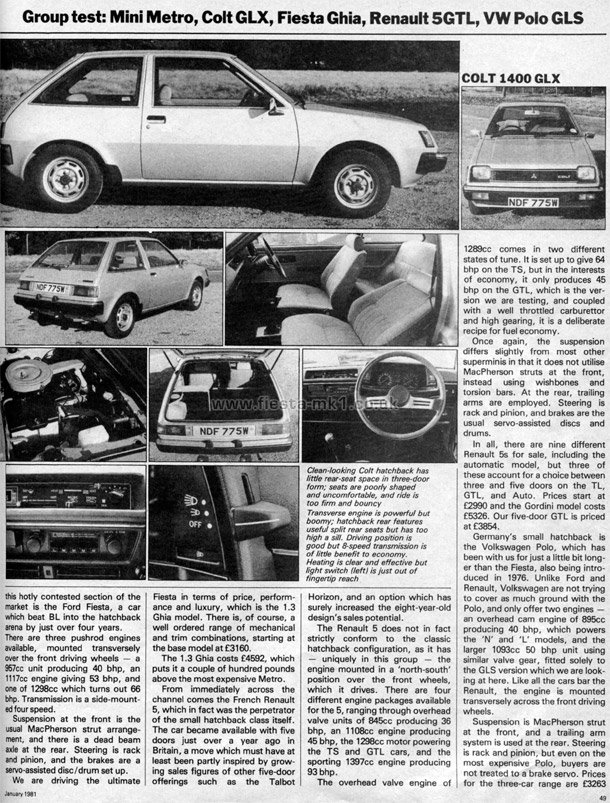 What Car? - Group Test: Fiesta Ghia - Page 3